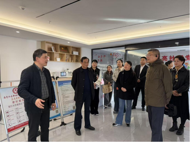 龍子湖區(qū)政協(xié)文史委組織委員 視察公共文化體育空間
